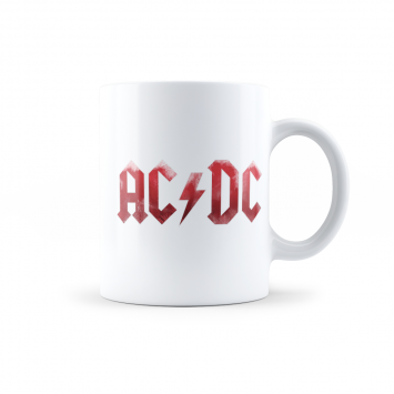 Taza AC/DC rojo