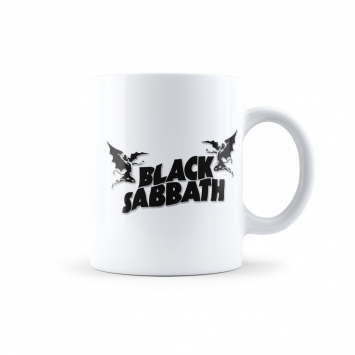 Taza Black Sabbath logo