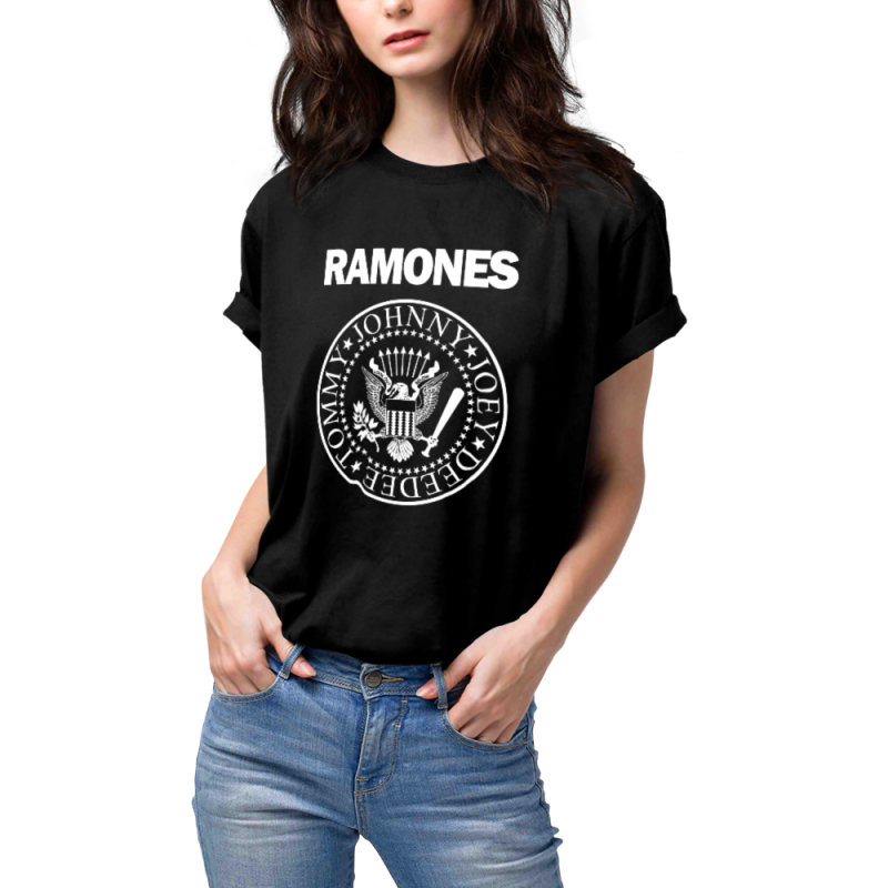 Incesante Embajada Pintura Camisetas Ramones