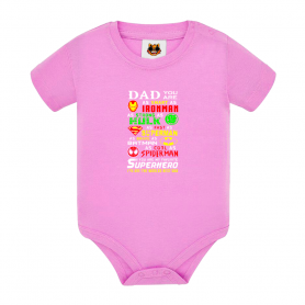 Body Bebé Super Dad