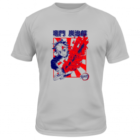 Camiseta Tanjiro Danza del Fuego