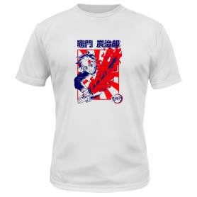 Camiseta Tanjiro Danza del Fuego