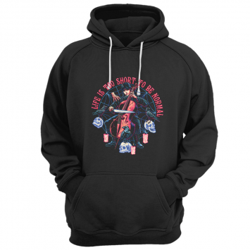 Sudadera Miércoles Addams La Vida es Demasiado Corta Niño
