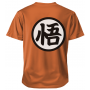 Camiseta Kanji Dragon Ball Goku Naranja Niño