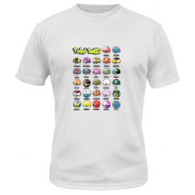 Camiseta Poke Balls Niño
